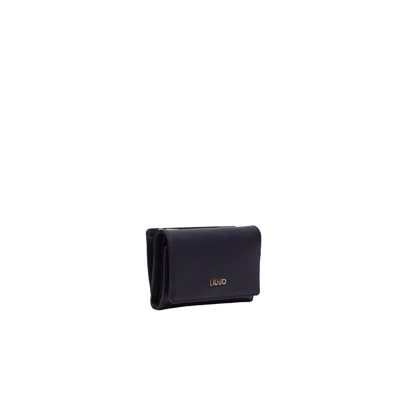 Liu Jo women's wallet with external coin pocket, black 2