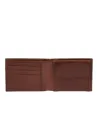 The Bridge Damiano men's leather wallet with coin purse, brown