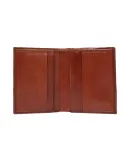 The Bridge Damiano leather credit card holder, brown