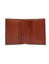 The Bridge Damiano leather credit card holder, brown