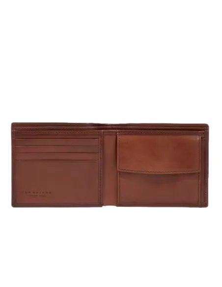 The Bridge Damiano Herrengeldbörse mit Münzfach, braun