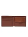 The Bridge Damiano men's wallet with coin purse, brown