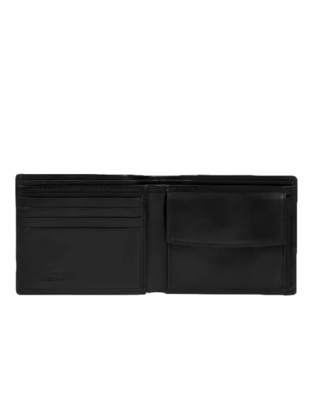 Portafogli uomo con porta monete The Bridge Damiano, nero