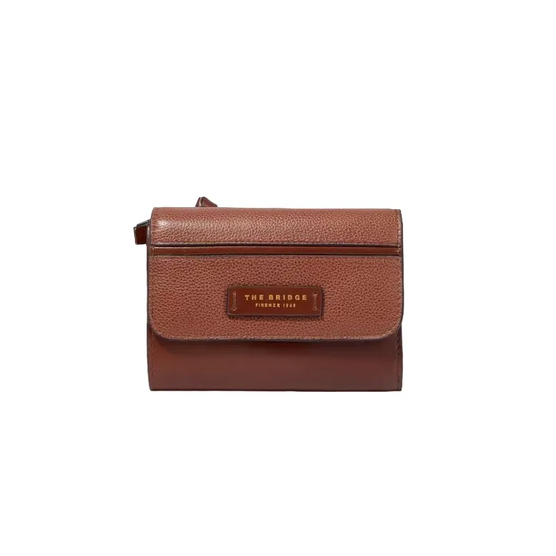 The Bridge Domitilla women's leather wallet with external...