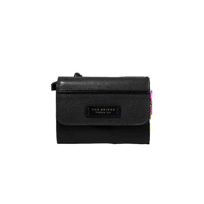 The Bridge Domitilla women's leather wallet with external...