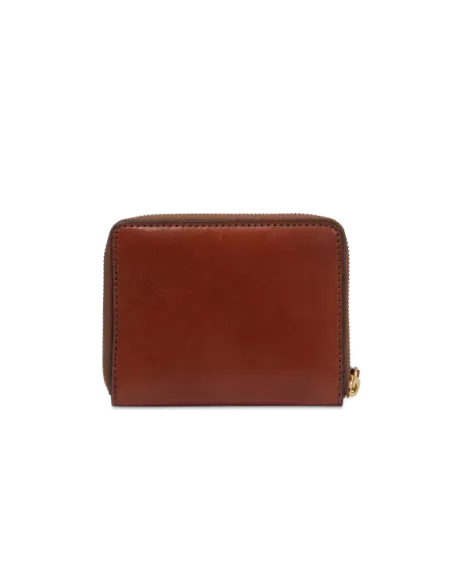Mittlere Damengeldbörse mit Reißverschluss The Bridge Lucrezia, braun