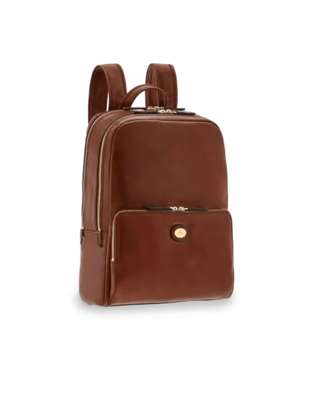 Leder-Computer-Rucksack The Bridge Story