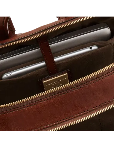 Leder-Computer-Rucksack The Bridge Story