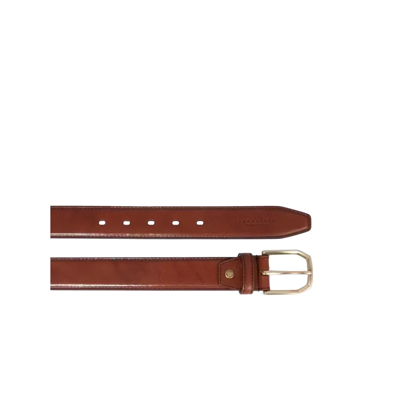 Cintura in pelle da uomo The Bridge Brunelleschi, marrone 2