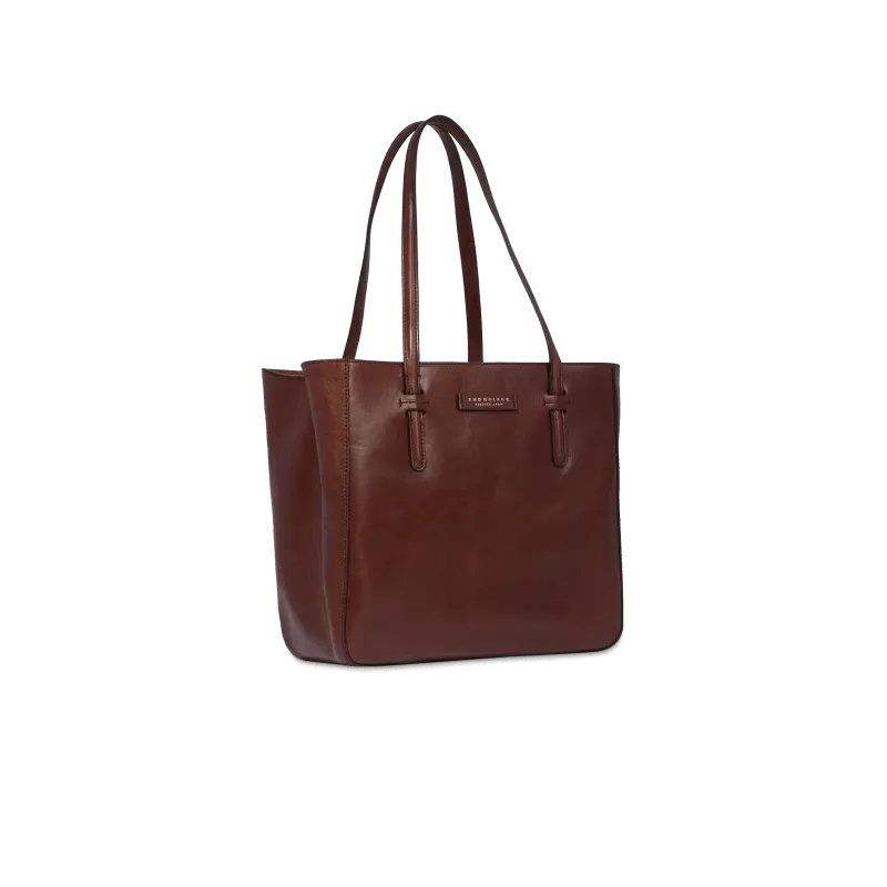 The Bridge Diana leather shopping bag with two compartments 2