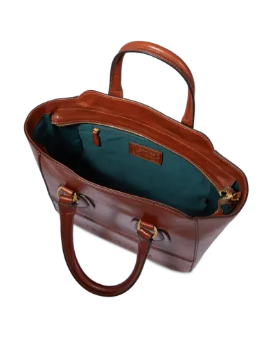 Borsa in pelle con due manici The...