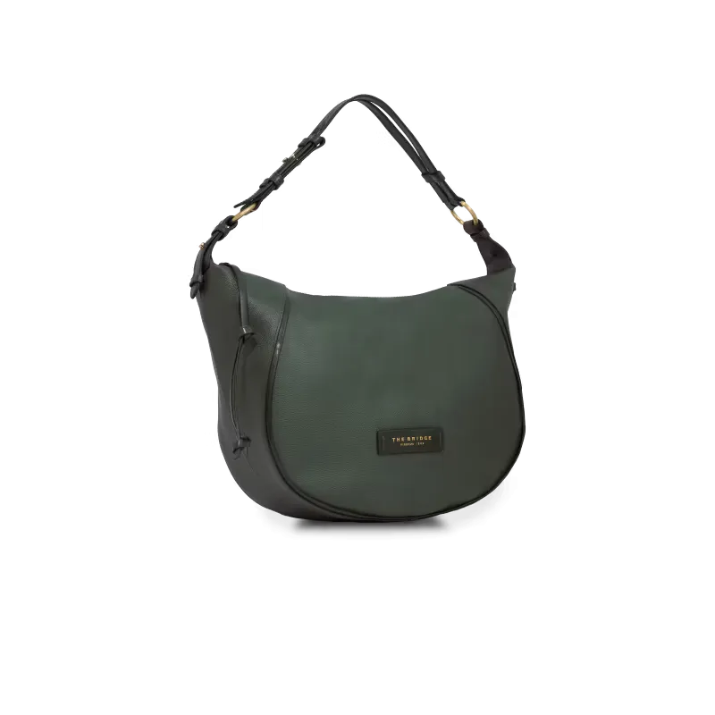 The Bridge Domitilla women's shoulder bag, forest green 2