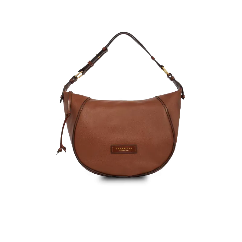 Borsa a spalla The Bridge Domitilla, marrone