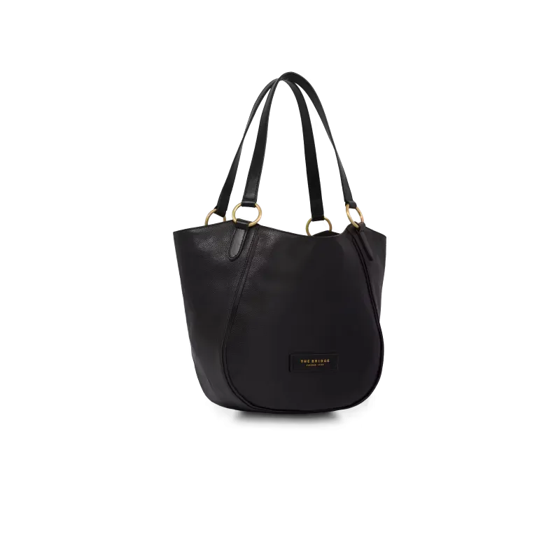 The Bridge Domitilla large shopping bag, black 2