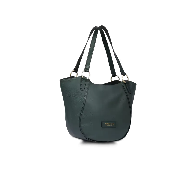 The Bridge Domitilla large shopping bag, green 2