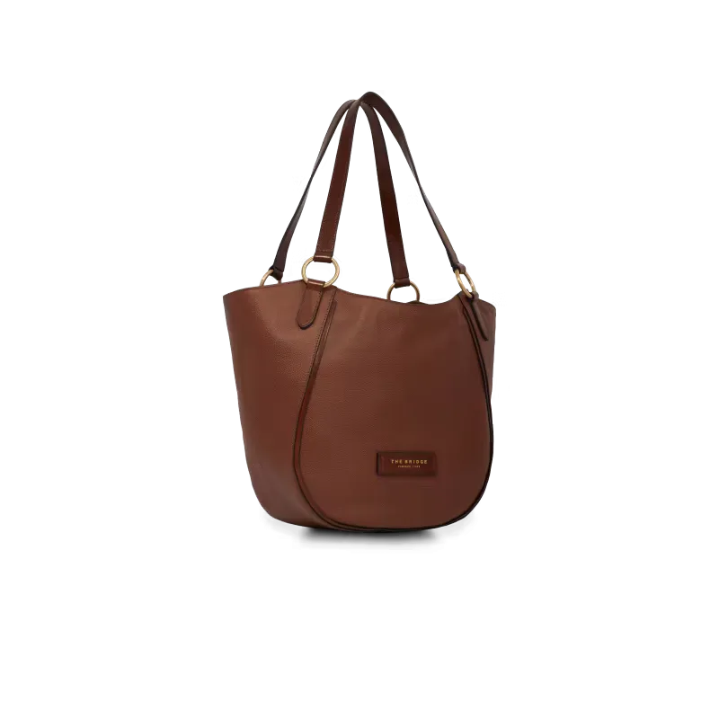 Shopping grande The Bridge Domitilla, marrone 2