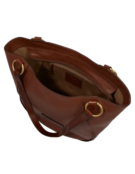 Große Einkaufstasche The Bridge Domitilla, braun