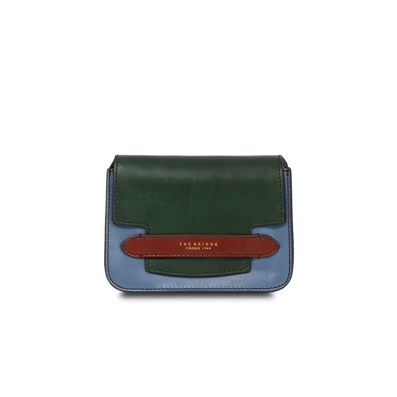 Borsa a tracolla The Bridge Lucrezia, Malachite/Multicolor
