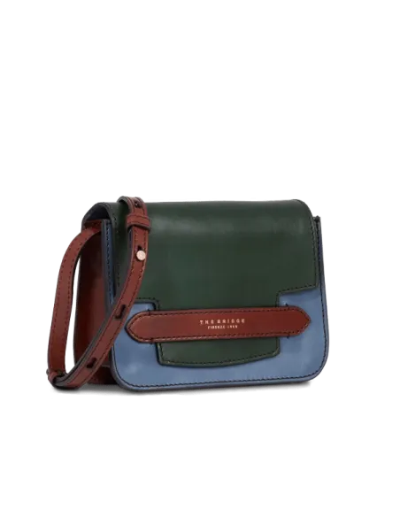 Borsa a tracolla The Bridge Lucrezia, Malachite/Multicolor
