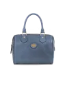 Bauletto in pelle The Bridge Story, ceruleo