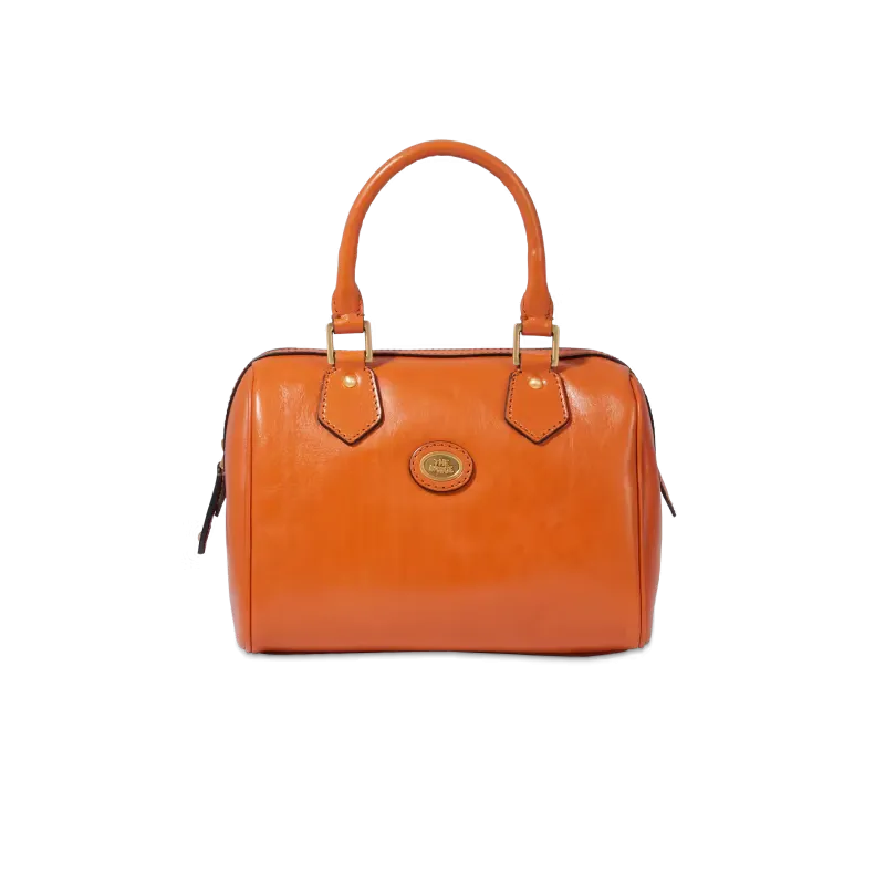 Bauletto in pelle The Bridge Story, foliage