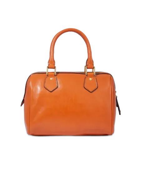 Bauletto in pelle The Bridge Story, foliage