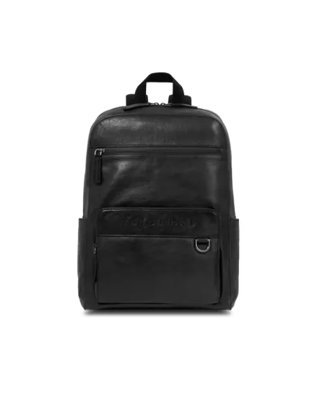 The Bridge Damiano Computer-Rucksack aus Leder, schwarz