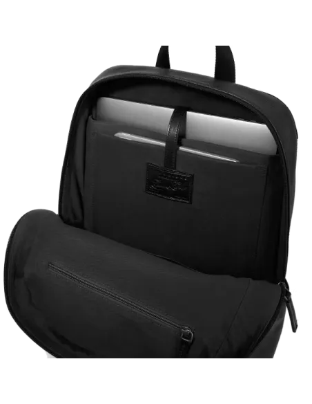 The Bridge Damiano leather computer backpack, black