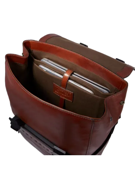 Computer-Rucksack mit Klappenverschluss The Bridge Damiano, braun