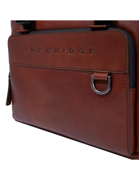 Computer-Rucksack mit Klappenverschluss The Bridge Damiano, braun