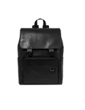 The Bridge Damiano laptop backpack with flap closure, black