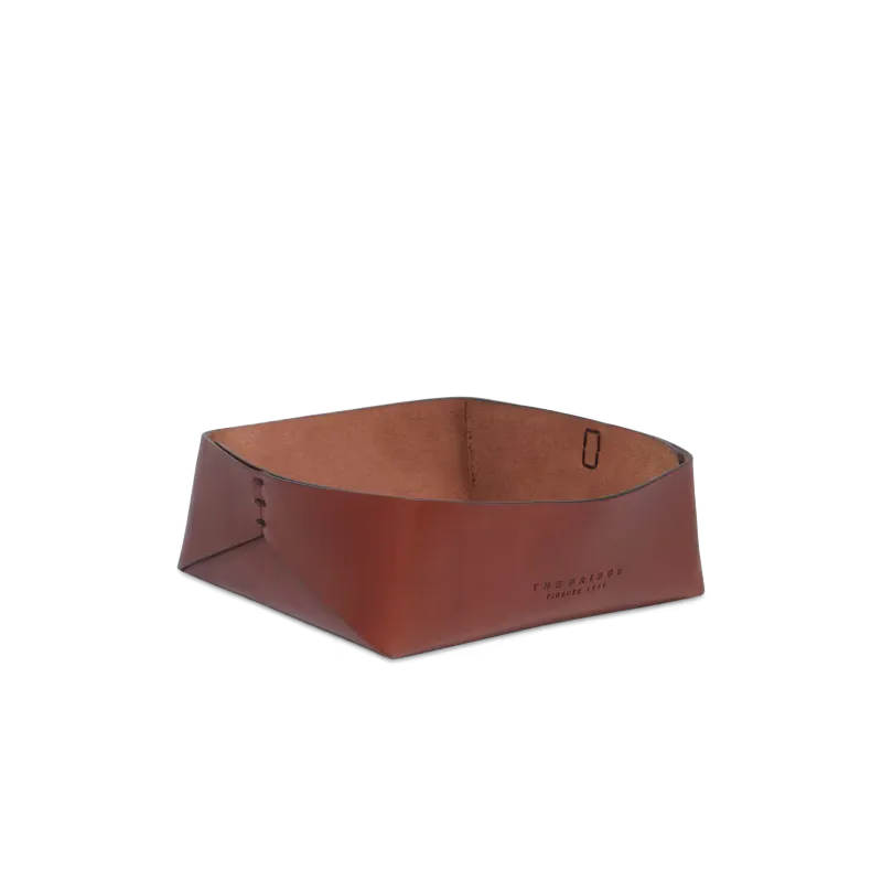 Svuota tasche in pelle The Bridge, marrone