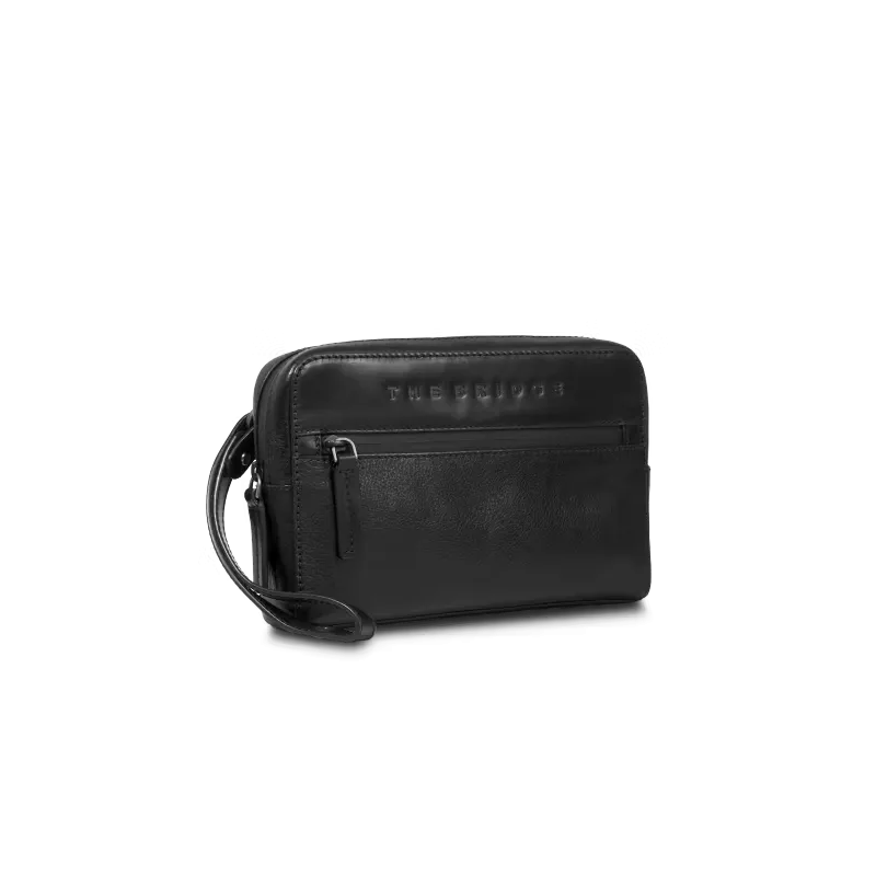 The Bridge Damiano Herren-Clutch-Tasche mit Henkel, schwarz 2