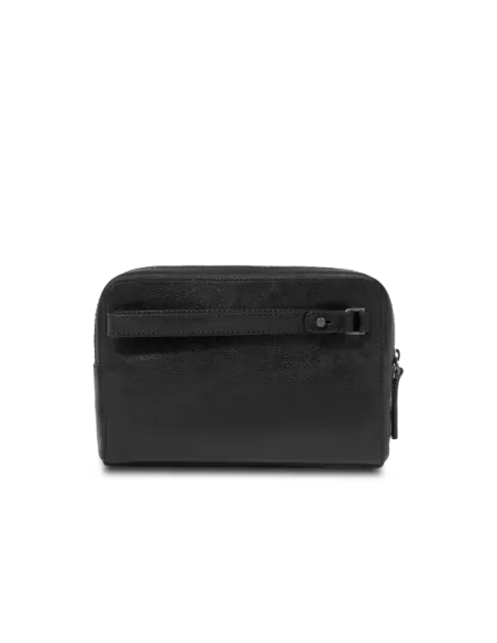 The Bridge Damiano Herren-Clutch-Tasche mit Henkel, schwarz