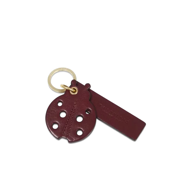 The Bridge Ladybird Keyring, bordeaux