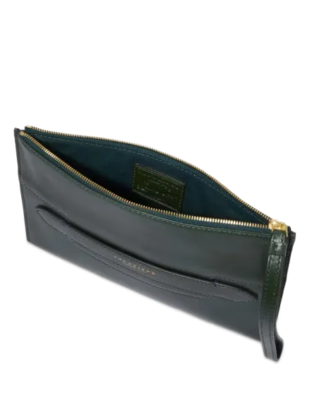 The Bridge Lucrezia Schlanker mittlere Handtasche, Malachite