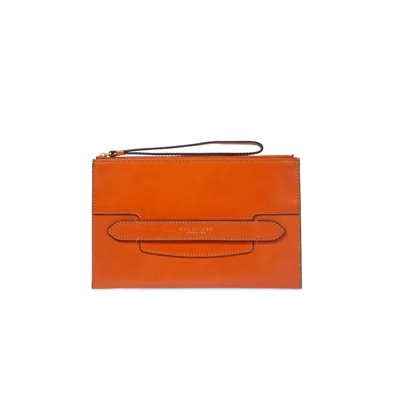 Medium slim pouch The Bridge Lucrezia, Foliage