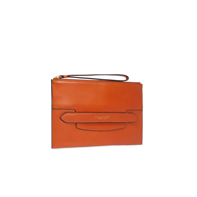 The Bridge Lucrezia Schlanker mittlere Handtasche, Foliage 2