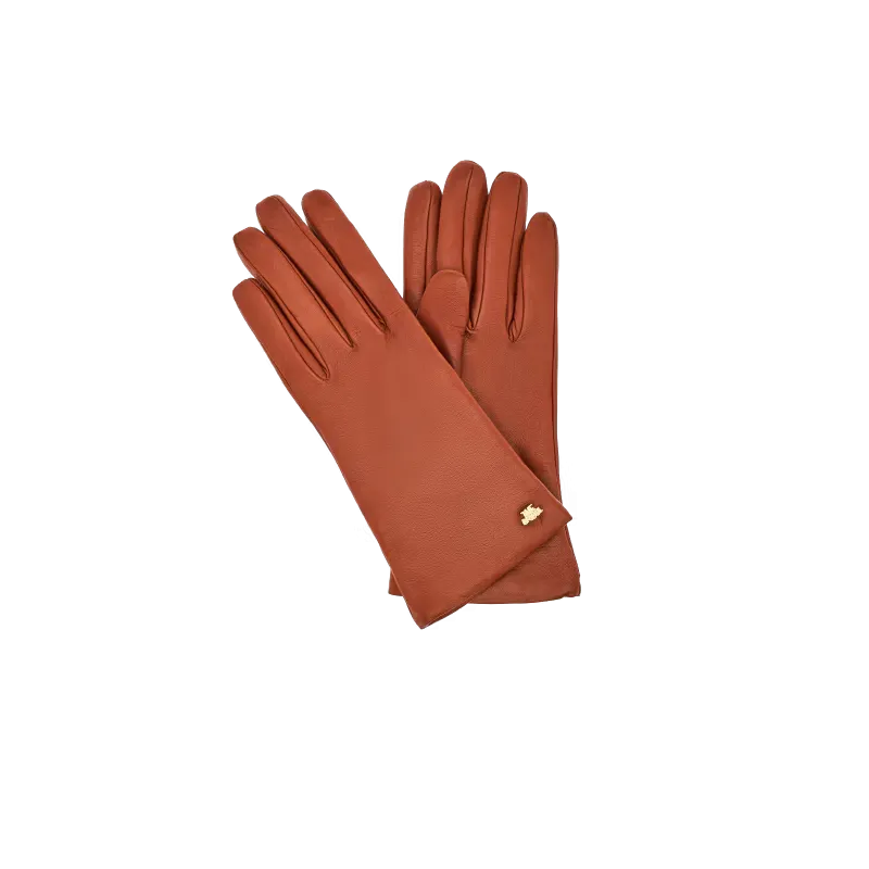 The Bridge women's leather gloves, brown