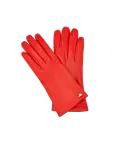 The Bridge women's leather gloves, red