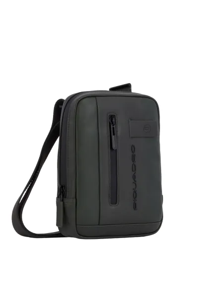 Piquadro Urban Pocket crossbody bag with iPad®mini compartment, green