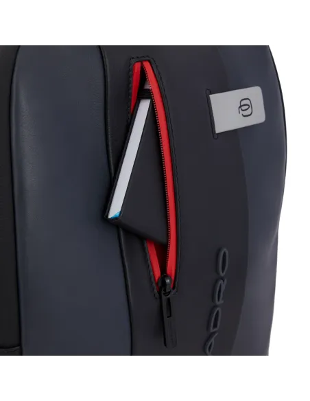 Piquadro Urban 14" Computer-Rucksack, grau-schwarz