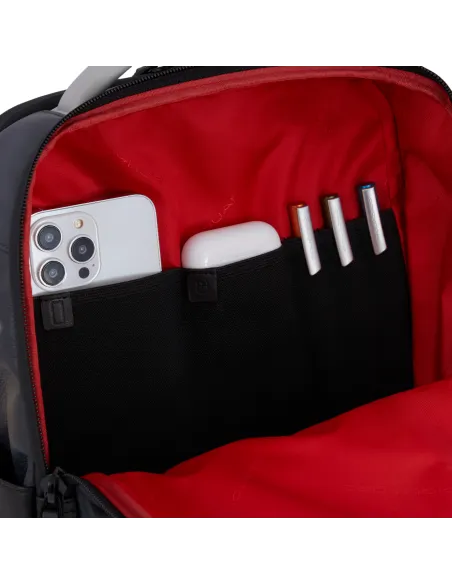 Piquadro Urban 14" Computer-Rucksack, grau-schwarz