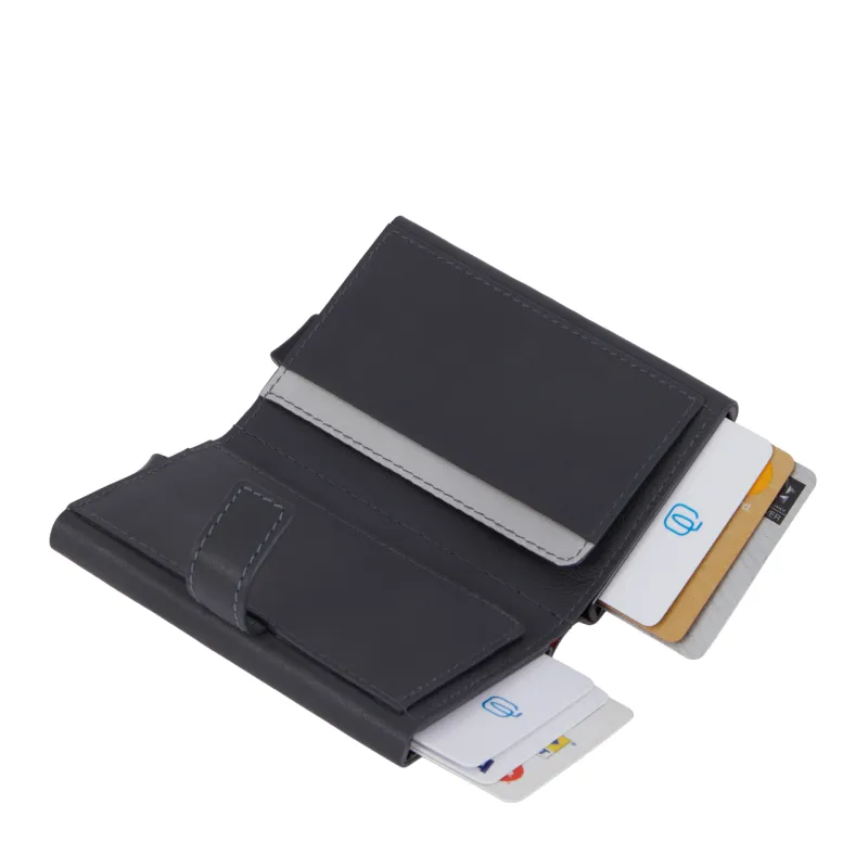 Piquadro Urban Double compact wallet for cash and credit... 2