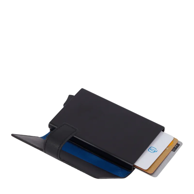 Porta carte di credito in metallo Piquadro Urban,...