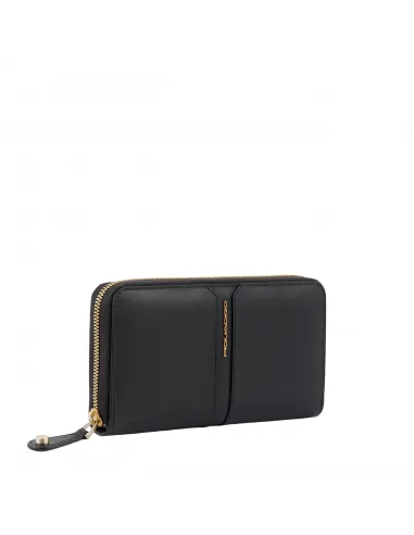 Portafogli donna in pelle con zip...