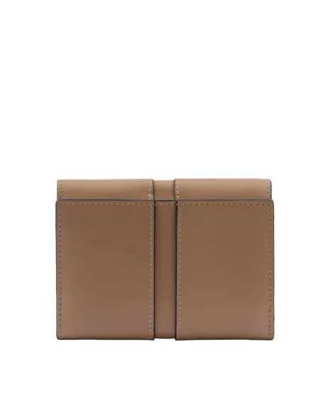 Klein Damen-Geldbörse mit Kreditkartenfächern und RFID-Blocker, Piquadro Ray, beige