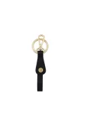 Piquadro Ray women's key chain with snap hook, black