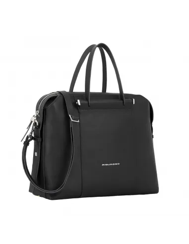 Borsa donna in pelle con due manici...