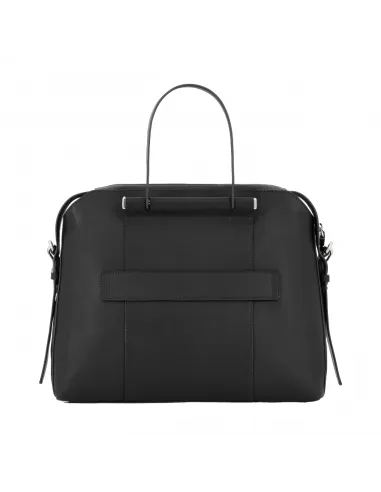 Borsa donna in pelle con due manici...